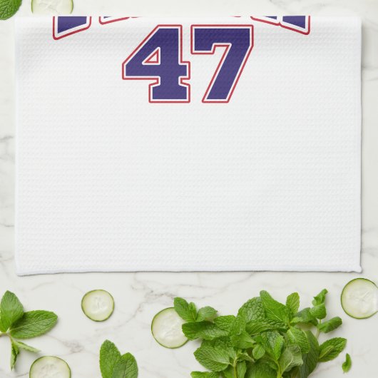 Donald Trump 47 Geschirrtuch (Gefaltet)