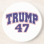Donald Trump 47 Getränkeuntersetzer (Vorne)