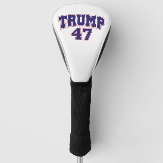 Donald Trump 47 Golf Headcover (Vorderseite)