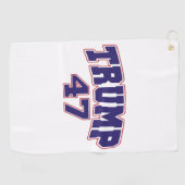 Donald Trump 47 Golfhandtuch (Horizontal)