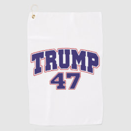 Donald Trump 47 Golfhandtuch
