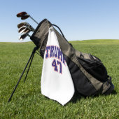 Donald Trump 47 Golfhandtuch (Gras)