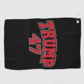 Donald Trump 47 Golfhandtuch (Horizontal)