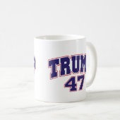 Donald Trump 47 Kaffeetasse (VorderseiteRechts)