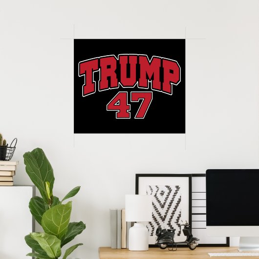Donald Trump 47 Poster (Heimbüro)