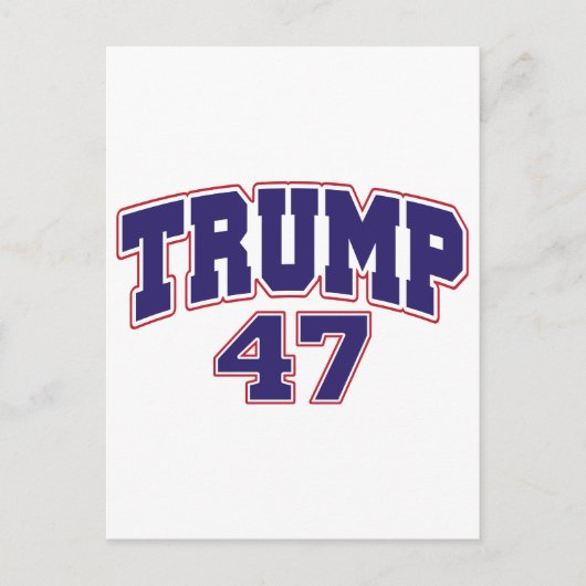 Donald Trump 47 Postkarte (Vorderseite)
