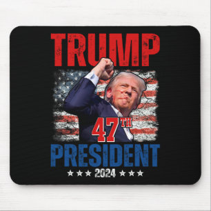 Donald Trump 47. Präsident 2024 Trump Einweihung Mousepad