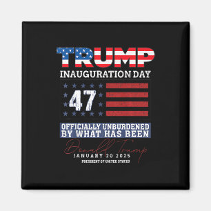 Donald Trump 47. Präsident 2025 Amtseinführung USA Magnet