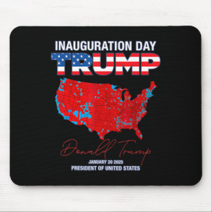 Donald Trump 47. Präsident 2025 Amtseinführung USA Mousepad