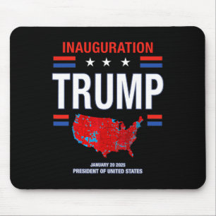 Donald Trump 47. Präsident 2025 Amtseinführung USA Mousepad