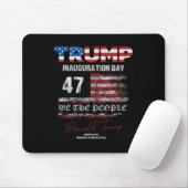 Donald Trump 47. Präsident 2025 Amtseinführung USA Mousepad (Mit Mouse)