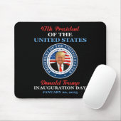 Donald Trump 47. Präsident 2025 Amtseinführung USA Mousepad (Mit Mouse)