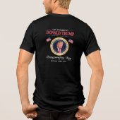 Donald Trump 47. Präsident Einweihung 2025 Tri-Blend Shirt (Rückseite)