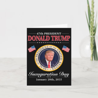 Donald Trump 47. Präsident Einweihung 2025 Unterst Karte