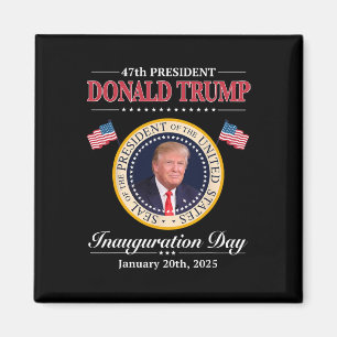 Donald Trump 47. Präsident Einweihung 2025 Unterst Magnet
