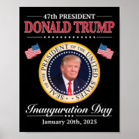 Donald Trump 47. Präsident Einweihung 2025 Unterst