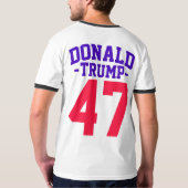 Donald Trump 47 Präsidentschaftswahl 2024 T-Shirt (Schwarz voll)