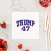 Donald Trump 47 Serviette (Beispiel)