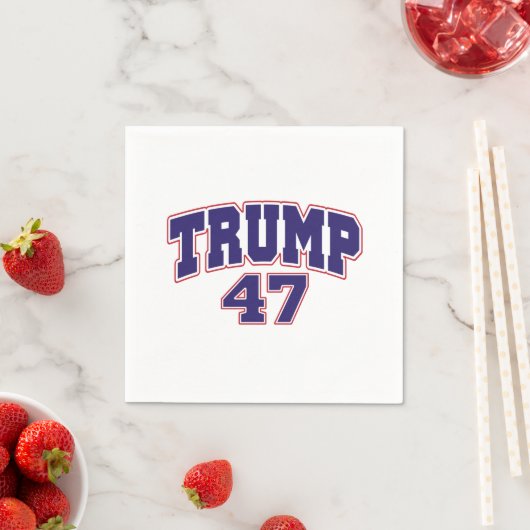 Donald Trump 47 Serviette (Beispiel)