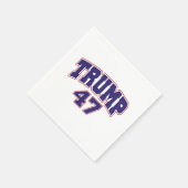 Donald Trump 47 Serviette (Ecke)