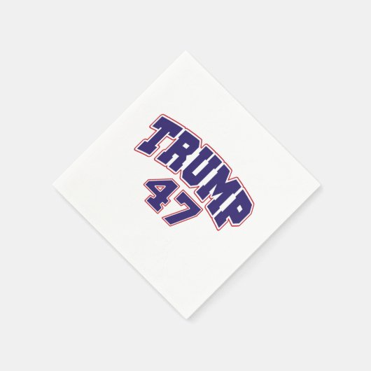 Donald Trump 47 Serviette (Ecke)
