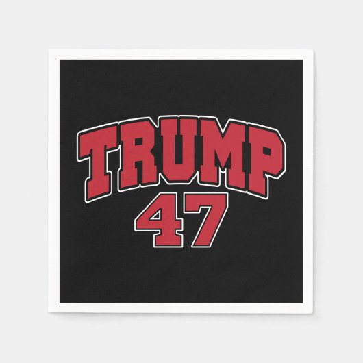 Donald Trump 47 Serviette (Vorderseite)