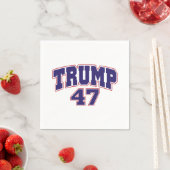 Donald Trump 47 Serviette (Beispiel)
