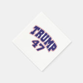 Donald Trump 47 Serviette (Ecke)