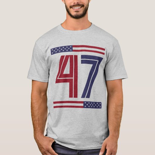 Donald Trump 47 T-Shirt (Vorderseite)