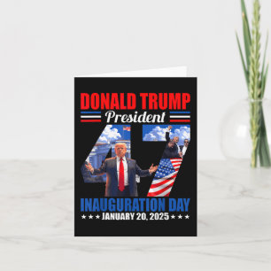 Donald Trump 47. Tag der Amtseinführung des Präsid Karte