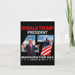 Donald Trump 47. Tag der Amtseinführung des Präsid Karte