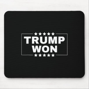 Donald Trump 47. US-Präsident T-Shirt Trump Won El Mousepad