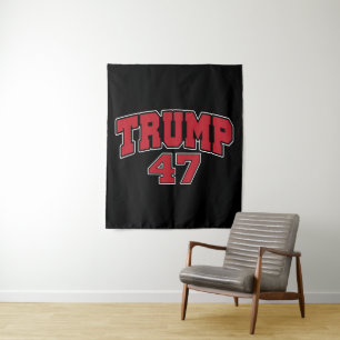 Donald Trump 47 Wandteppich