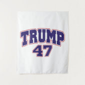 Donald Trump 47 Wandteppich (Vorderseite)
