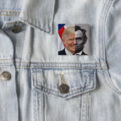 Donald Trump Abraham Lincoln Button (Beispiel)