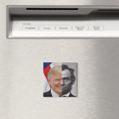 Donald Trump Abraham Lincoln Magnet (In Situ (Geschirrspüler))