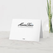 Donald Trump als Dollarschein Karte (Rückseite)