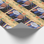 Donald Trump als Packpapier (Ecke)