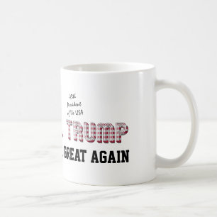 Donald Trump America Great Again 45. US-Präsident Kaffeetasse