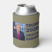 Donald Trump American Badass populär Dosenkühler (Kanne Vorderseite)