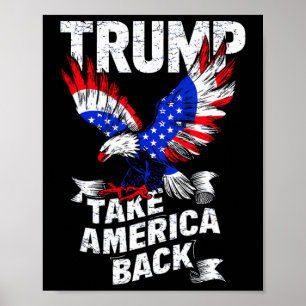 Donald Trump Amerika Politisch Gerechtigkeit Wahl Poster