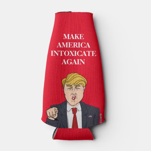 Donald Trump - Amerika wieder berauschen Flaschenkühler (Vorderseite)