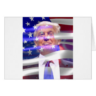 donald trump amerikanische Flagge