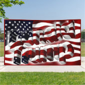 Donald Trump Amerikanische Flagge Banner (Außenbereich)