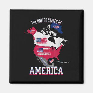 Donald Trump Amerikanische Flagge Kanada Grönland  Magnet