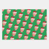 DONALD TRUMP Angry Christmas Geschenkpapier Set (Vorderseite 2)