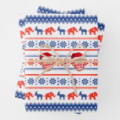 DONALD TRUMP Angry Christmas Geschenkpapier Set (Beispiel)