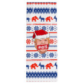 DONALD TRUMP Angry Christmas Geschenktüte Für Weinflaschen (Rückseite)