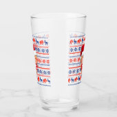 DONALD TRUMP Angry Christmas Glas (Rechts)