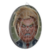 Donald Trump Angry Face Dartscheibe (Vorderseite Links)